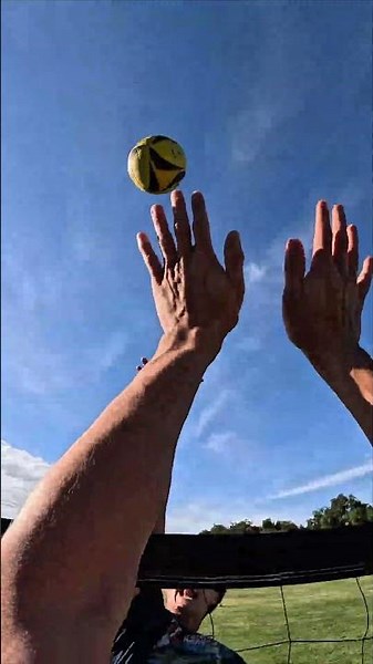 One Grass Volleyball Game Full of Highlights 🏐