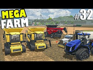 BUYING and HARVESTING a NEW FIELD | MEGA FARM Challenge | Farming Simulator 25