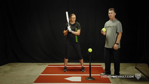 If you have hitters struggling with weight transfer and getting stuck on their backside, this is a great drill to help with that. Check out the Step Back Drill which helps hitters feel how their weight should transfer from back to forward during their swing. | The Hitting Vault