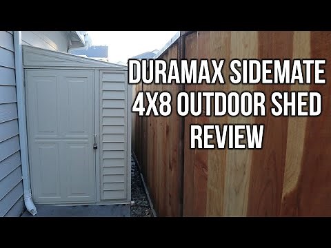 Duramax Sidemate 4x8 Vinyl Shed Review