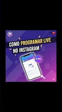 Como Programar live instagram