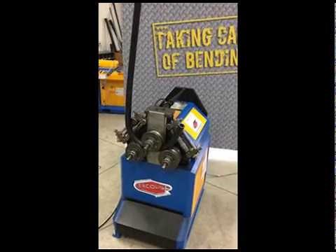 How to bend 1.5" Sch. 40 on Ercolina CE50H3 Angle Roll - Section Bender