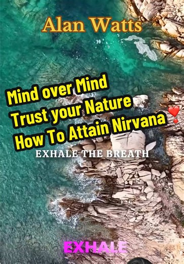 #alanwatts #philosophy #wisdom #nirvana #inspiration Alan Watts Speaking on How to attain Nirvana and Tfusting your own instincts & Nature ❤️💙💜💛🖤💖💚🧡🩵❤️‍🔥🩶🤎🩷