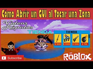 CÓMO ABRIR UNA GUI AL TOCAR UNA ZONA - ROBLOX STUDIO TUTORIAL