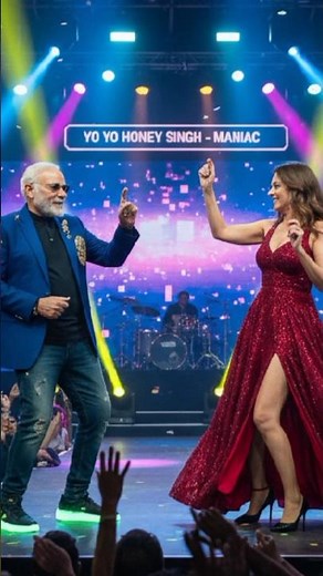“Modi & Meloni Gone WILD on Yo Yo Honey Singh’s Maniac! 😂🔥 | PM Modi Dance Edit 2025”#shortvideo
