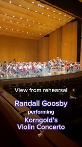 Get a rehearsal sneak peek of Randall Goosby performing Korngold’s Violin Concerto 🎻 We can’t wait for you to experience these heart-wrenching and movie-like melodies this Friday, Saturday, and Sunday 💔🎞️ Don’t have your tickets yet? We have some waiting for you! Tickets start at $15 > https://shop.slso.org/7693 | St. Louis Symphony Orchestra