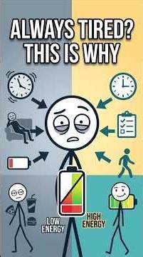 Why You Feel Tired Without Doing Anything || #shorts