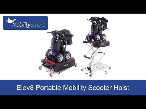 Elev8 Portable Mobility Scooter Hoist - Lifts up to 50kg up to Car Boot Level!