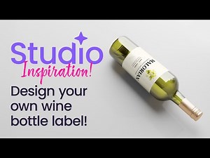 Studio Tutorial: How to Design Printable Wine Labels | Beginners Tip