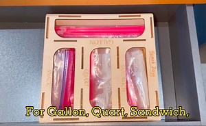 Watch ziplock bag storage organizer on Amazon Live