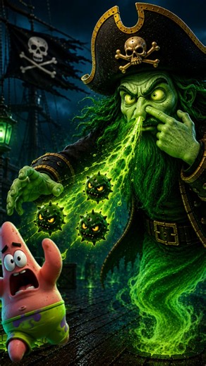 The Flying Dutchman’s WEIRDEST Attack! 🤧👻 | #spongeBob #spongebobsquarepants