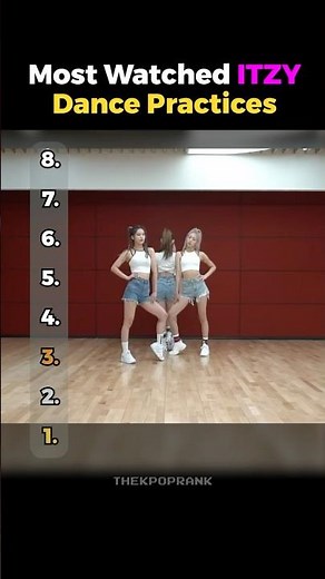 Top 8 ITZY Dance Practice Videos!