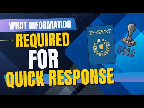 Visa Information | Complete Guide and Tips and Tricks for Fast Approval |