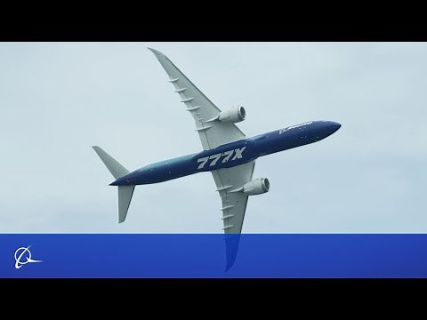 Boeing 777X Flying Display at Singapore Airshow 2022