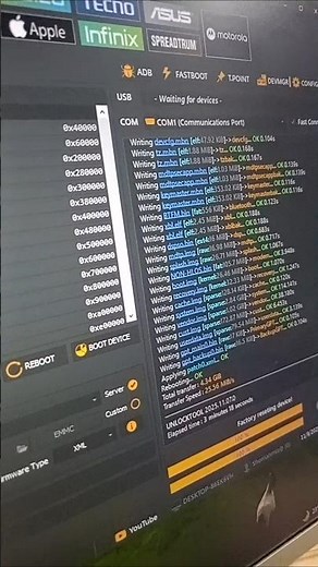 Redmi note 5 mobile flash unlock tool #mobile #smartphone #repair #tech