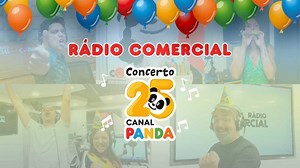 1.3K views · 212 reactions | O Panda fez uma visita à Rádio Comercial e vê só quem é que ele encontrou! O Pedro Ribeiro, a Vera Fernandes, a Elsa Teixeira, o Vasco Palmeirim e o Nuno Markl já começaram a preparar os Parabéns ao Canal Panda e agora só faltas tu. Nos dias 3, 4 e 5 de setembro junta-te a nós em Oeiras e vem celebrar estes 25 anos de muita alegria! Mais informações em www.canalpanda.pt | Canal Panda | Facebook