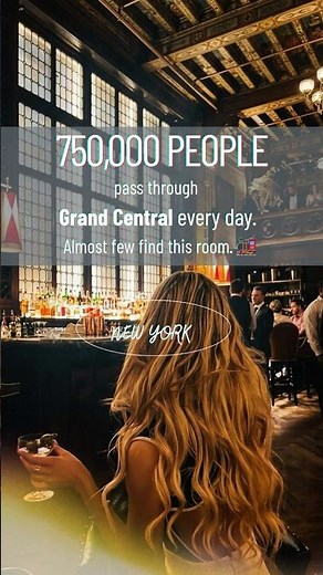 NYC Hidden Gem: Secret Bar Inside Grand Central Terminal.