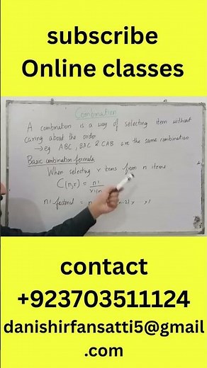 💡 “Master Combinations in 60 Seconds! | Easy Maths Trick 🔢✨”
