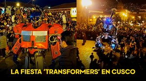 FIESTA 'TRANSFORMERS' | A una semana del estreno mundial de 'Transformers: el despertar de las bestias', se realizó en Cusco un corso de reactivación económica donde desfiló el nuevo Optimus Prime y un 'robot inca'. Además de decenas de danzas típicas y números artísticos. Desde ya, la ciudad imperial es una fiesta y pronto será vista por todo el mundo ya que Machu Picchu y la Amazonía son los escenarios principales de la nueva película de la franquicia. | El Búho.pe