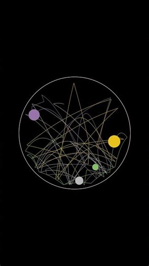 Procedural Zen #662: Turmoil to Unity | Many Jumping Circles ASMR #animation #asmr #bounce #clack