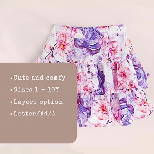 Girls Ruffle Skirt Sewing Pattern PDF – Toddler & Kids Clothes (1Y–10Y) – Beginner Friendly DIY Skirt – Summer Mini Skirt Outfit - Etsy UK