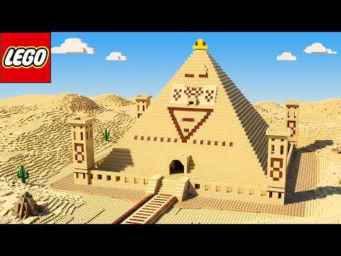 Building a GIANT LEGO Pyramid in the Desert! | Steve Brix