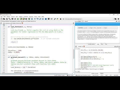 Linear Regression without Sklearn (Gradient Descent Implementation)