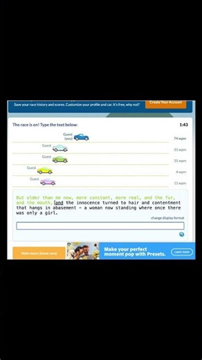 Can You Win This Typing Race? 🏁 99% Fail!