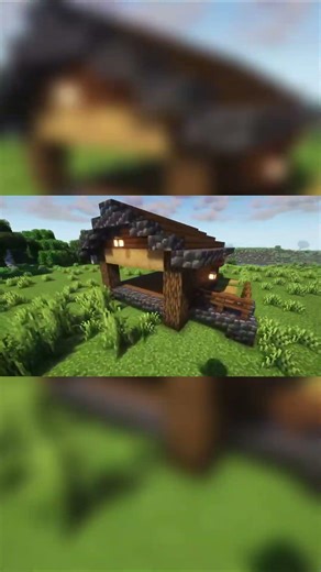 🛖Simple Cozy Hut #cozyambience #minecraft #tutorial