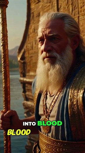 Nile River Turns to Blood: God's First Miracle on Pharaoh #shorts