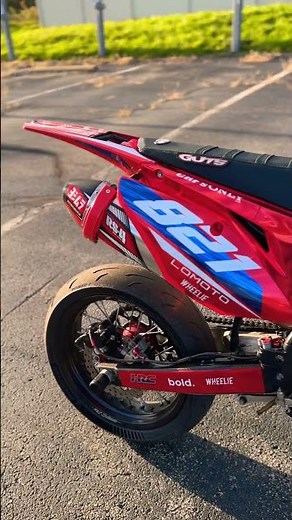 CRF450L SUPERMOTO BUILD 🔥 #supermotolife #crf450rl #crf450l