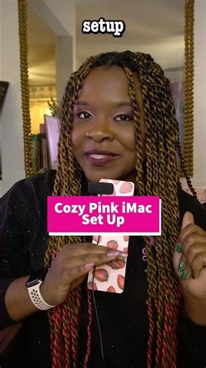 I love my cozy IMac Setup 🥹💖 @LogitechG @logitech #logitechgpartner #cozygamingsetup