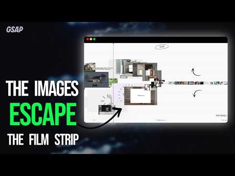 How to Make Images Escape a Film Strip with GSAP