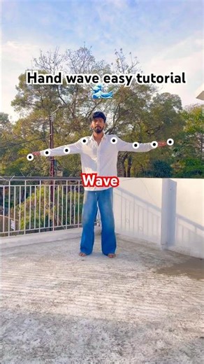 Hand wave Easy tutorial 🌊 123..#dance #handwave #viral #tutorial 😍😍 #aawaara
