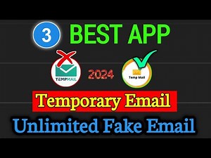 3 best Apps for temporary Email 2025 | Create Unlimited fake Email Address