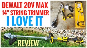 Watch I LOVE DEWALT 20V Max String Trimmer WORKS GREAT! on Amazon Live