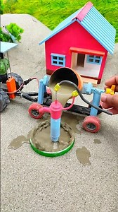 diy mini tractor construction machine video | tractor wala video | #shorts #youtubeshorts