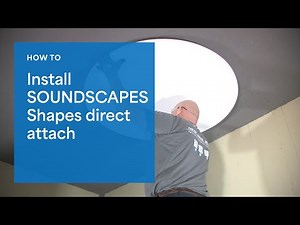 SOUNDSCAPES Shapes Direct Attach to Ceilings or Walls Installation | Kanopi by Armstrong