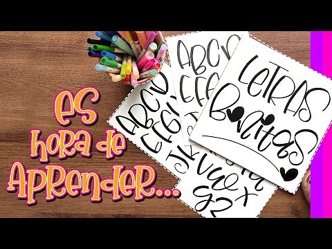 💕CURSO DE LETTERING PARA PRINCIPIANTES😍 Aprende Gratis Paso a Paso🎨