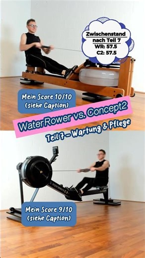 Wartung & Pflege im Vergleich – WaterRower vs. Concept2 | Teil 7