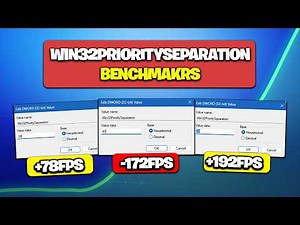 Hidden Windows Setting for MORE FPS — Win32PrioritySeparation Tested