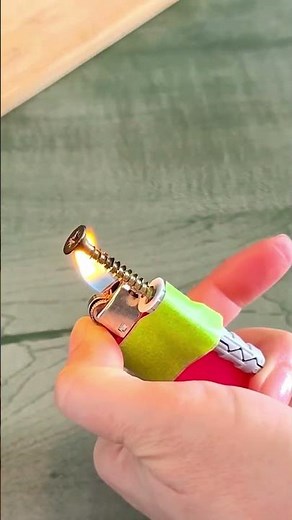 DIY Super Strong Magnet Using Just a Screw and Lighter 🔥