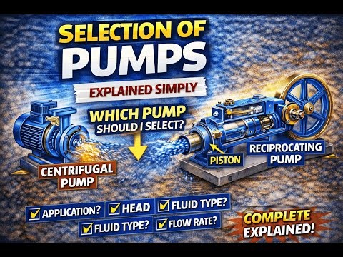 Selection of Pumps | Criteria, Factors & Applications