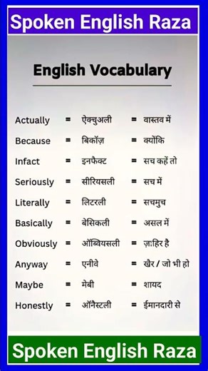 Hindi to English Translation / इंग्लिश पढ़ना सीखें / अंग्रेजी बोलना सीखें #english​ #translation​