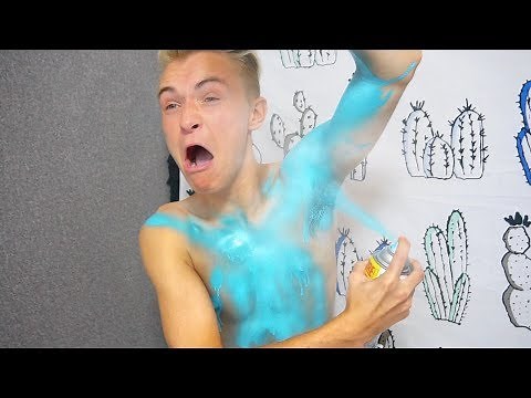 Spray Painting My Entire Body