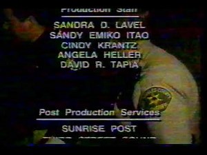 Incomplete Promo in Cops Credits (1995)