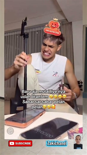 Just as soon as the live started, Aisar was already fighting🤣