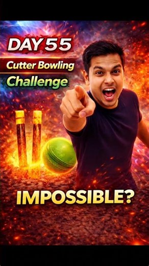Day 55- Cutter Bowling Practice 🏏|Cricket video|#cricket#sports #shorts #practice #100dayschallenge