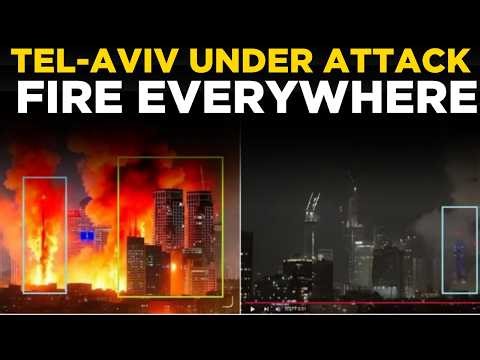 IRAN ATTACKS ISRAEL LIVE : Iran Launches Massive Missile Strike on Israel | TIMES NOW WORLD