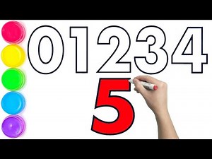 Learn to Draw Numbers 1234567890 Easy for Children | Ks Art